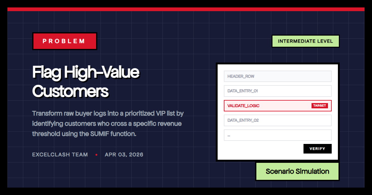 Flag High-Value Customers