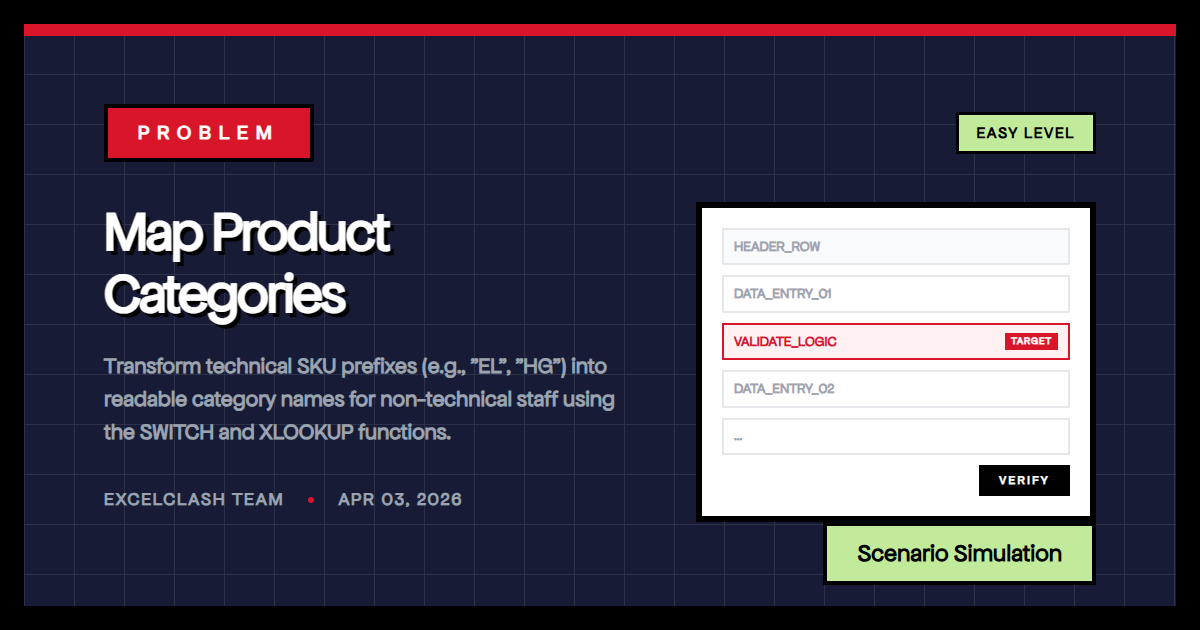 Map Product Categories