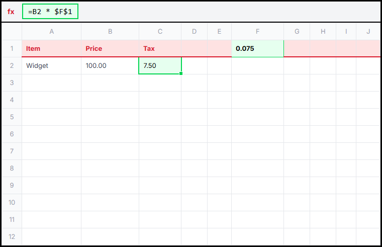 Absolute Reference Illustration