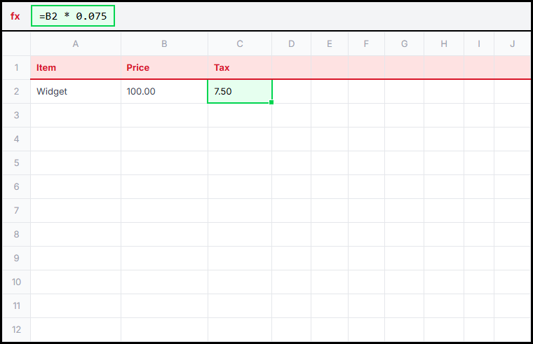 Basic Tax Illustration