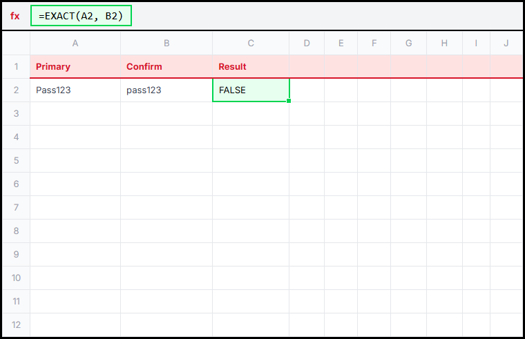 Exact Match Illustration