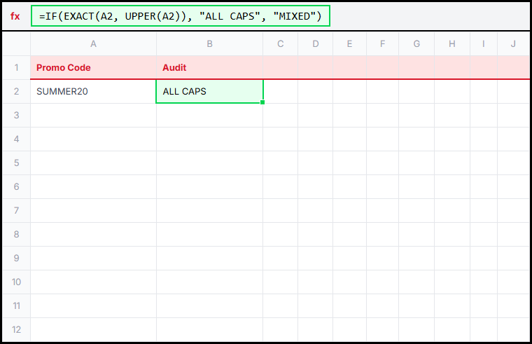 Exact Upper Illustration
