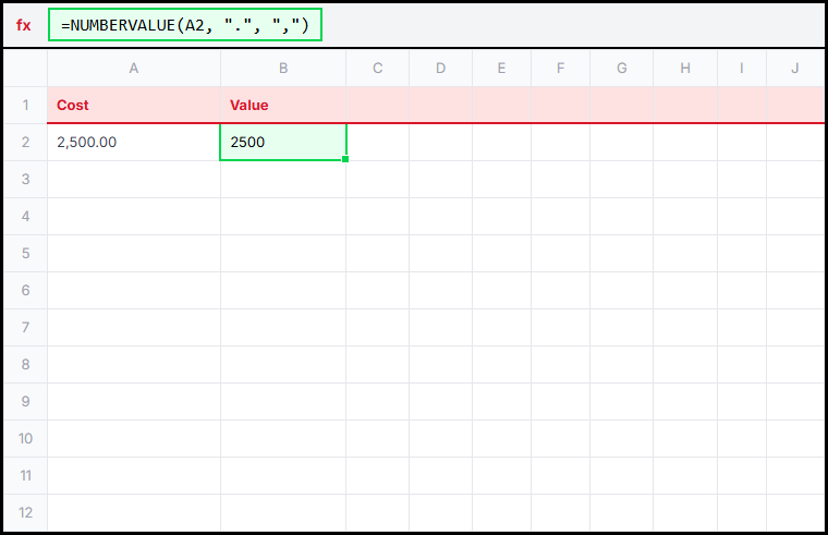 NumberValue Clean Illustration