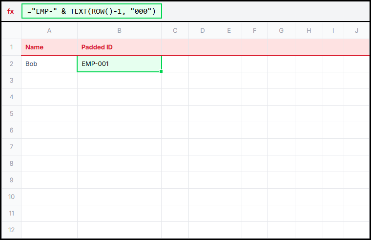 Padded ID Illustration