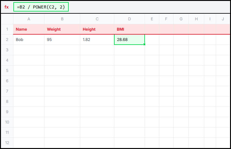Power Function Illustration