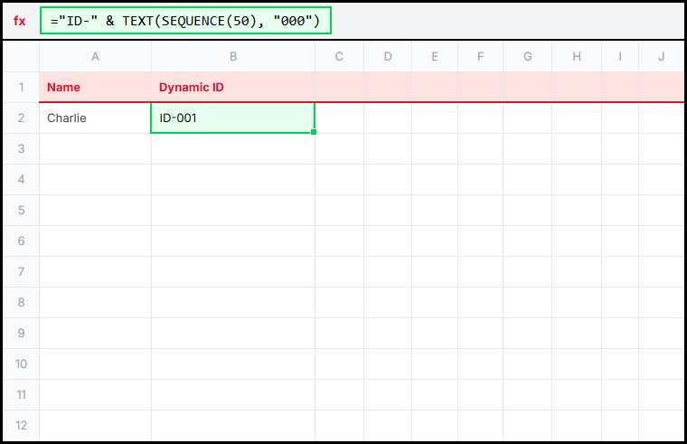 Sequence ID Illustration