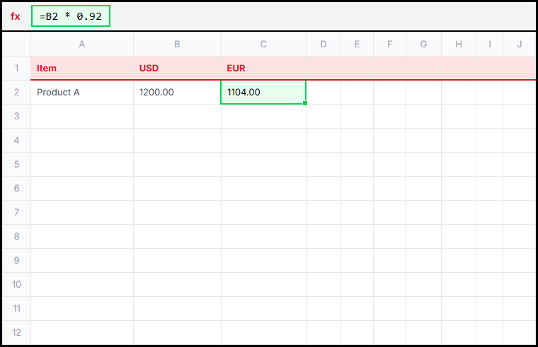 Static Multiplier Illustration