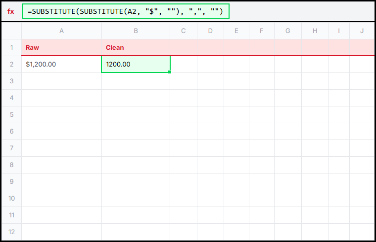 Substitute Symbols Illustration