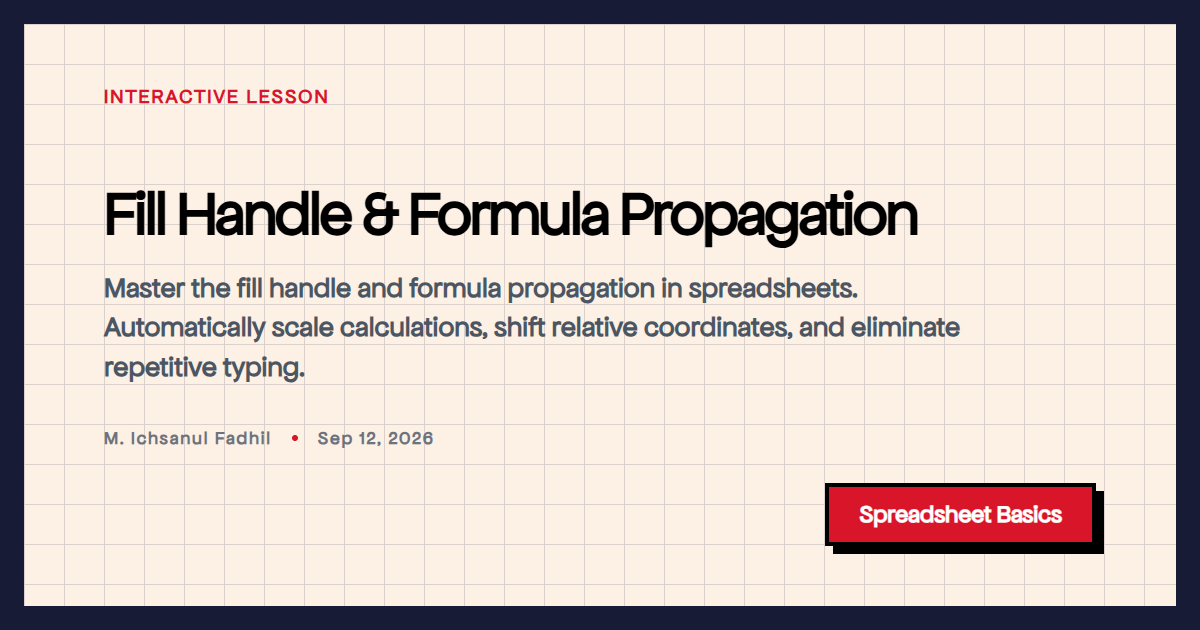 AutoFill: Copying Formulas Down Fast