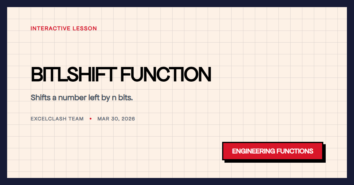 BITLSHIFT Function