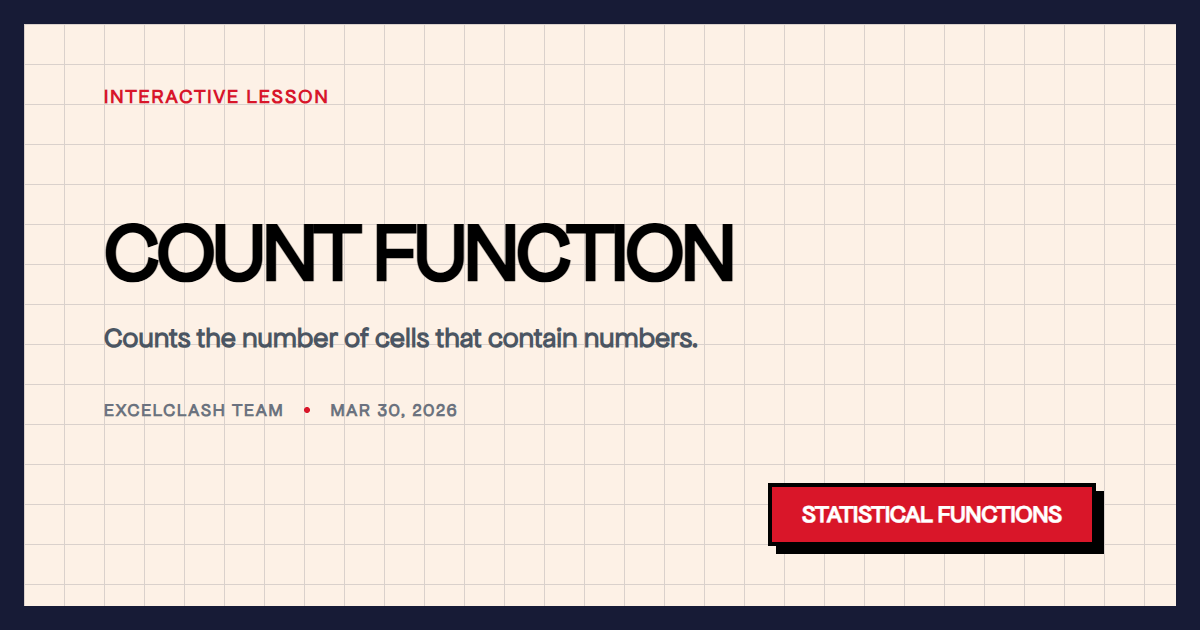 COUNT Function