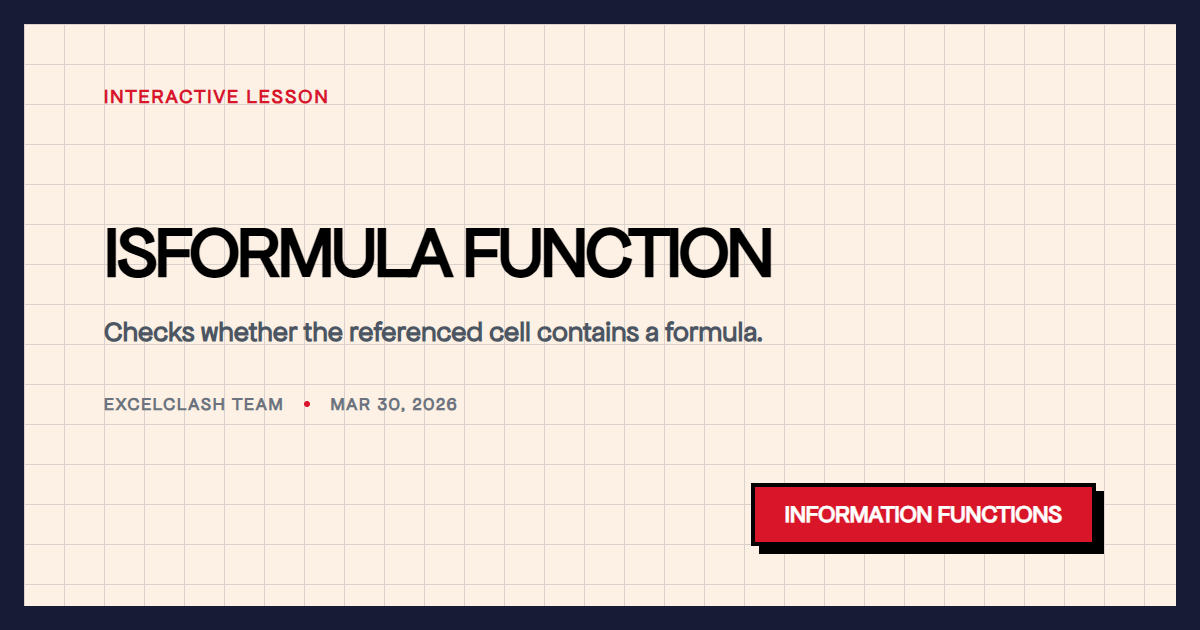 ISFORMULA Function