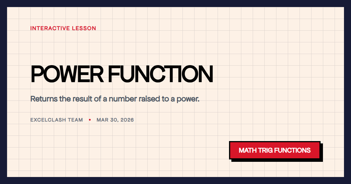 POWER Function