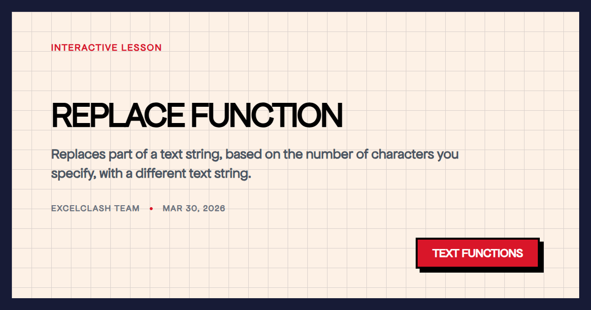 REPLACE Function