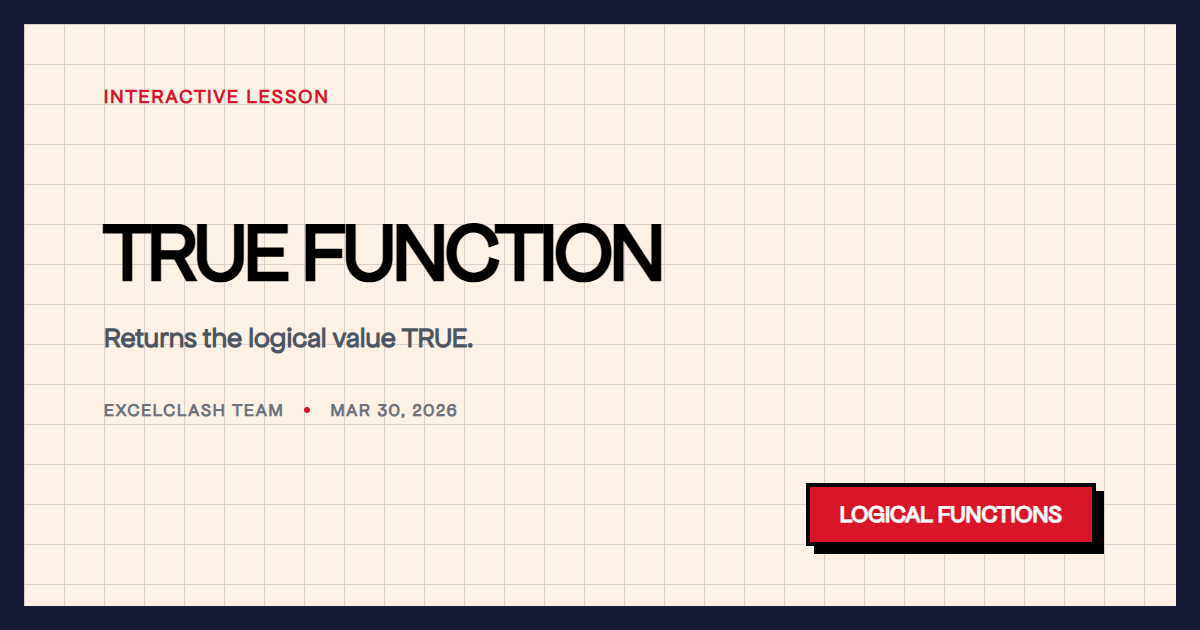 TRUE Function